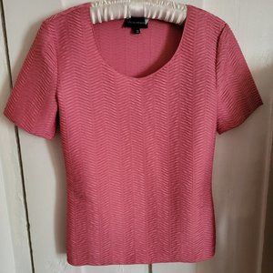 armani short sleeve silk blouse